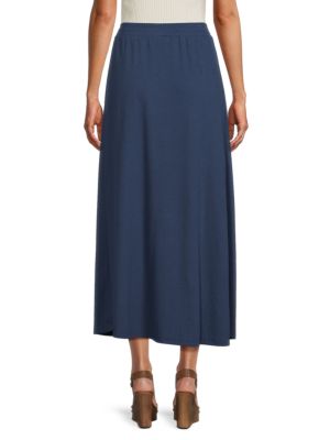 YAL New York
 Button Front Maxi Skirt