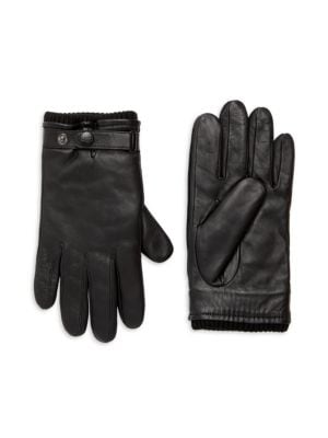 UGG
 Leather Belted Gloves