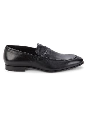 Saks Fifth Avenue Made in Italy
 Leather Penny Loafers