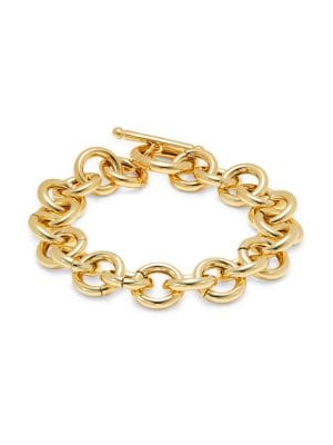Argento Vivo
 Studio 14K Goldplated Link Toggle Bracelet