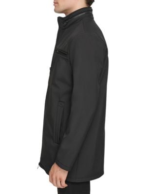 Kenneth Cole
 Softshell Hooded Raincoat