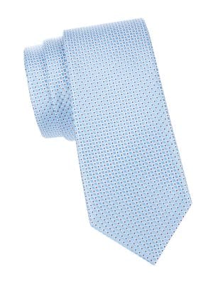Emporio Armani
 Checked Silk Blend Jacquard Tie