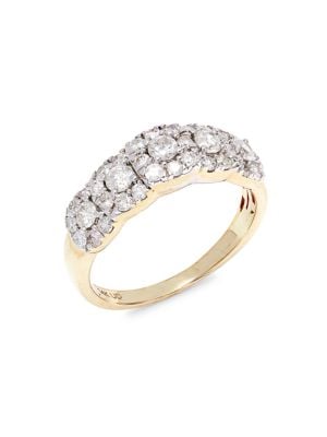 Saks Fifth Avenue
 14K Yellow Gold & 1 TCW Diamond Ring