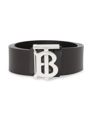 Burberry
 TB Logo Leather Belt