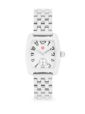 Michele
  28MM Stainless Steel Square Bracelet Watch