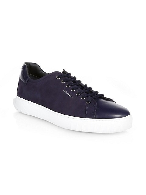 Cube Leather Low-Top Sneakers