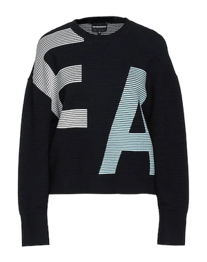 EMPORIO ARMANI Sweater Black 59% Viscose, 41% Polyester