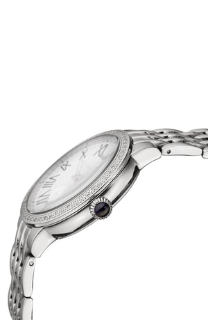 GV2 Astor Diamond Quartz Watch, 40mm - 0.24 ctw, Alternate, color, STAINLESS STEEL