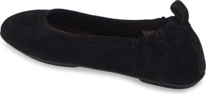 FITFLOP Allegro Suede Ballet Flat, Alternate, color, ALL BLACK