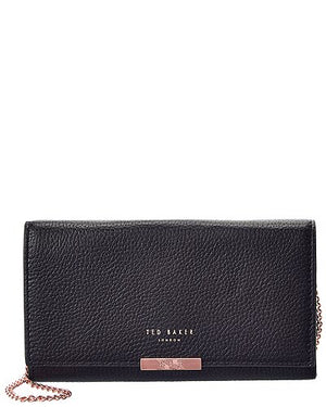 Ted Baker Janet Leather Wallet On Chain