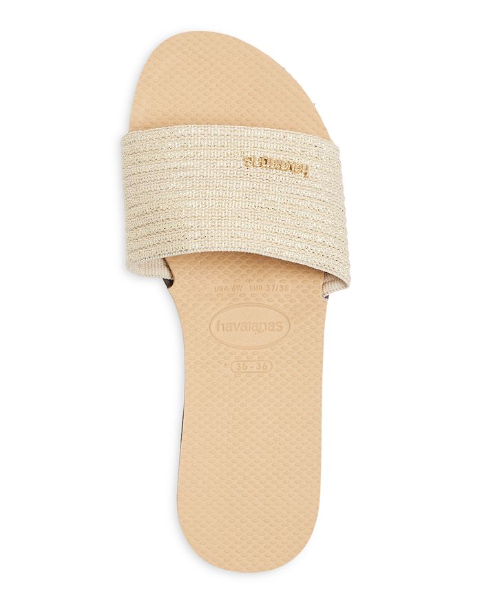 havaianas - Women's You Malta Metallic Slide Sandals