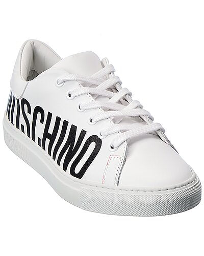 Moschino Logo Leather Sneaker