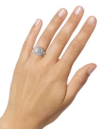Macy's - Diamond Vintage-Inspired Ring (1/2 ct. t.w.)