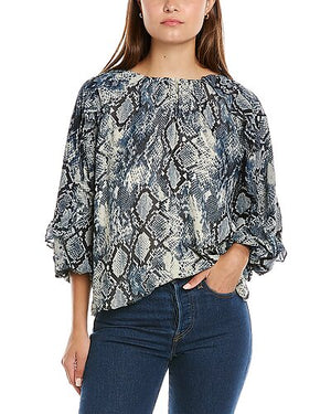 Vince Camuto Snake Print Blouse