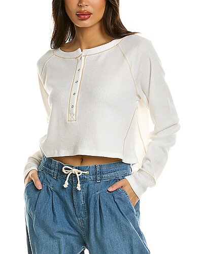 Free People Early Night Cropped Pullover