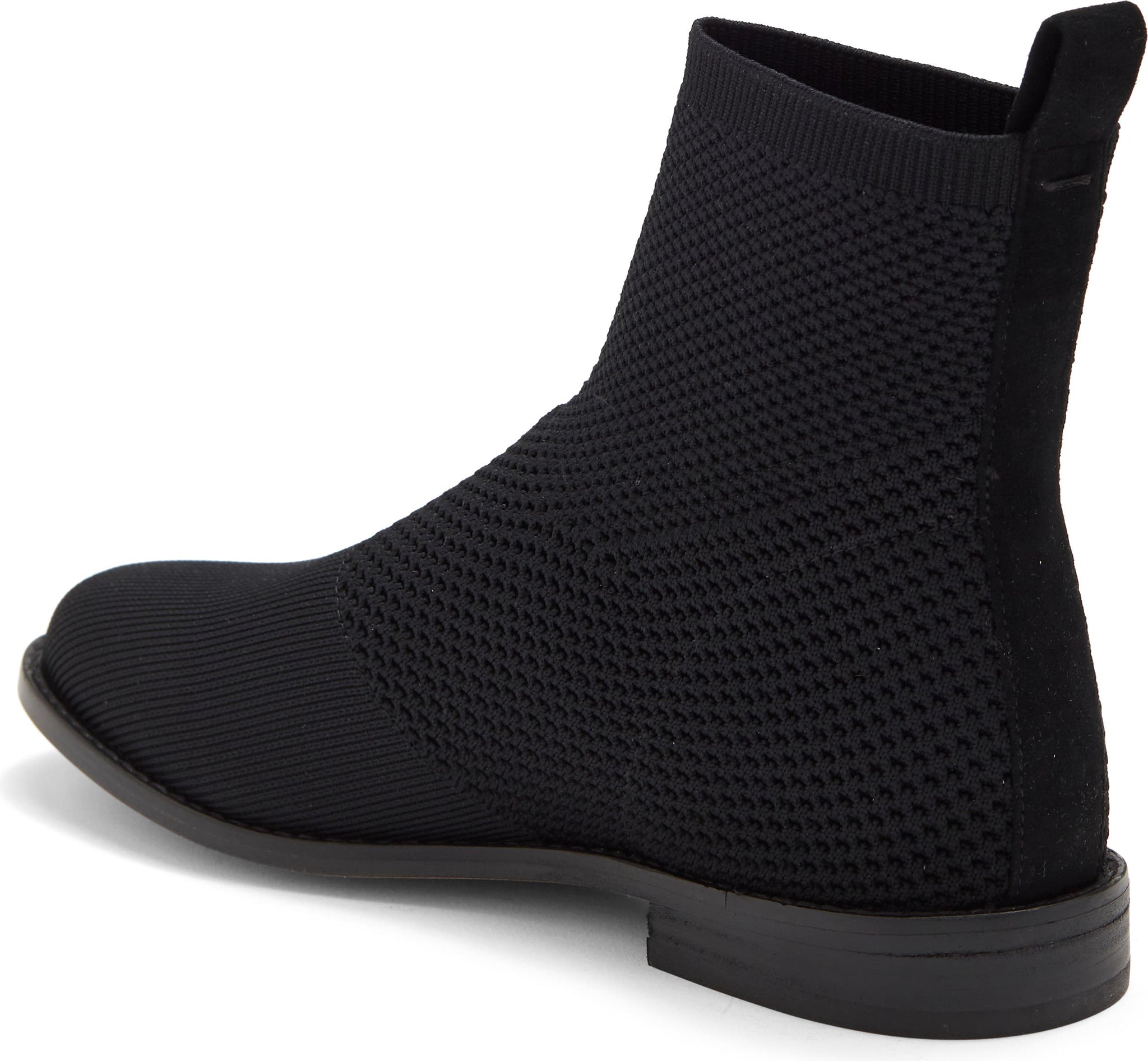 EILEEN FISHER Jude Stretch Knit Bootie, Alternate, color, BLACK