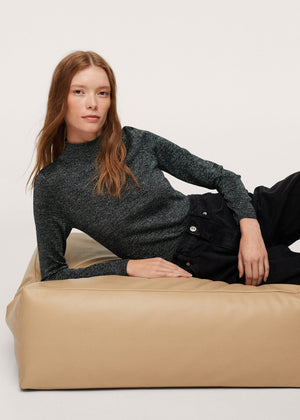Fine-knit metallic sweater - Details of the article 2