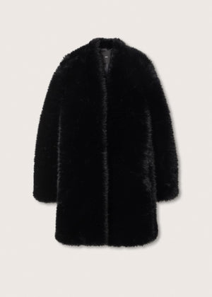 Oversize faux-fur coat - Article without model