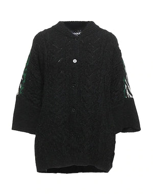 BOUTIQUE MOSCHINO Cardigan Black 70% Alpaca wool, 30% Polyamide