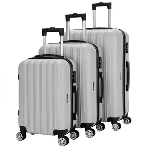 image 0 of Zimtown 3 Piece Nested Spinner Suitcase Luggage Set With TSA Lock Gray