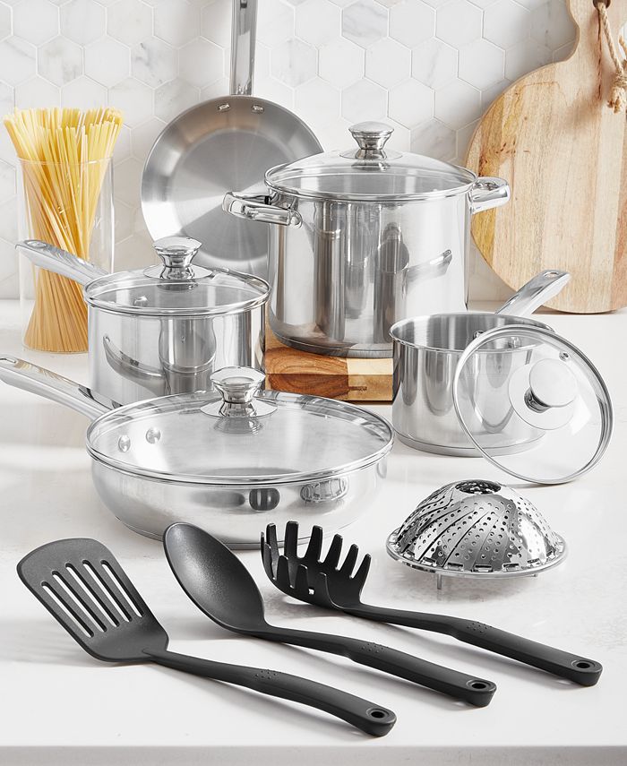 Tools of the Trade - Stainless Steel 13-Pc. Cookware Set