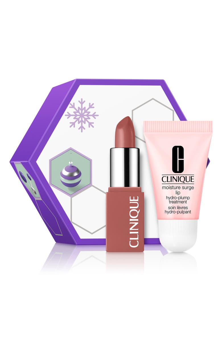 CLINIQUE Lip Luxury Set: Lip Care and Lipstick $25.50 Value