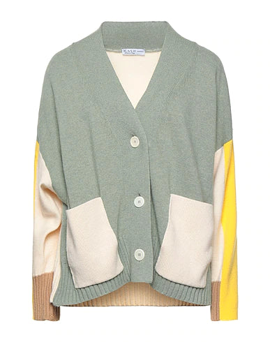 KASH Cardigan Sage green 90% Wool, 10% Cashmere