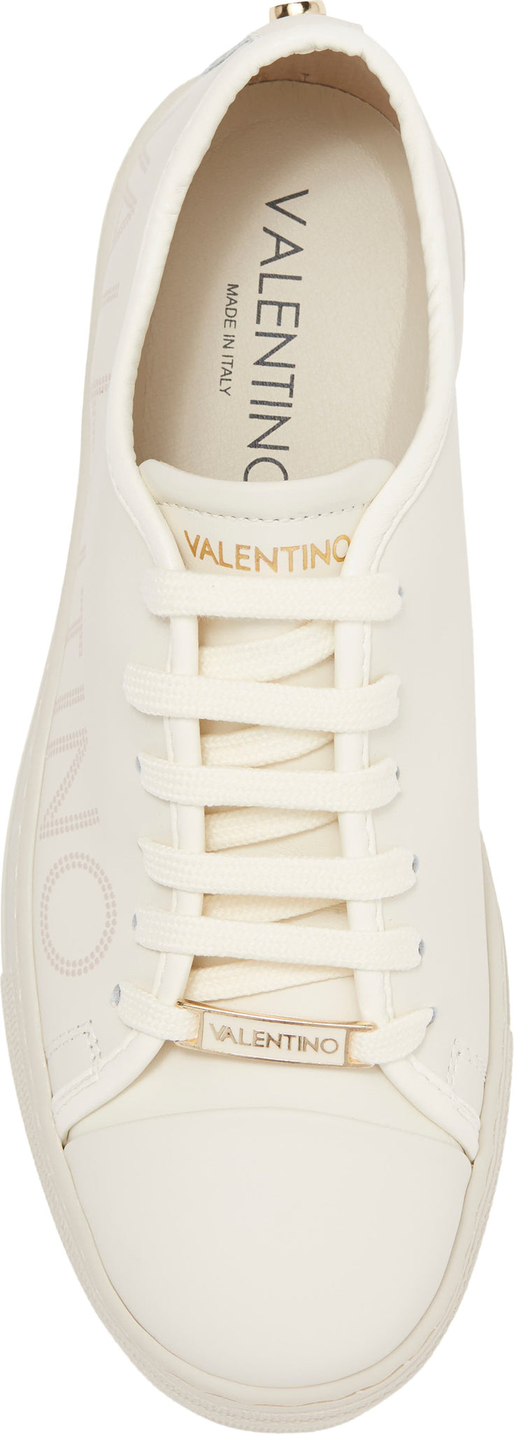 VALENTINO BY MARIO VALENTINO Dalia Leather Platform Sneaker, Alternate, color, CREAM