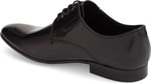 KENNETH COLE REACTION Kenneth Cole New York 'Mix-Er' Plain Toe Derby, Alternate, color, BLACK LEATHER