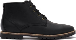 COLE HAAN Nathan Leather Chukka Boot, Main, color, BLACK