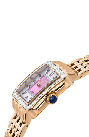 GV2 Women's Padova Limited Edition Swiss Quartz Gemstone & Diamond Accented Watch, 27 mm x 30 mm - 0.0116 ctw, Alternate, color, ROSE GOLD