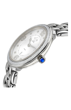 GV2 Verona Diamond Bracelet Watch, 37mm - 0.05 ctw., Alternate, color, TWO TONED SS/ IPRG