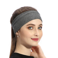 2019 Summer Casual Solid Ribbed Headband For Women Hairband Girls Ladies Female Flat Elastic Bands Turban Wraps Hair Accessories