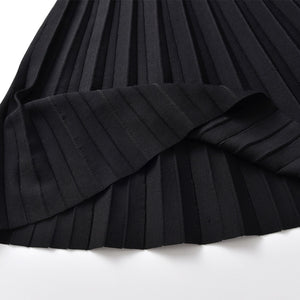 2022 Women Maxi Skirts Female Knitted Long Dress Solid Color Knitting Skirt XS-3XL Plus Size Woman Autumn Winter Skirts