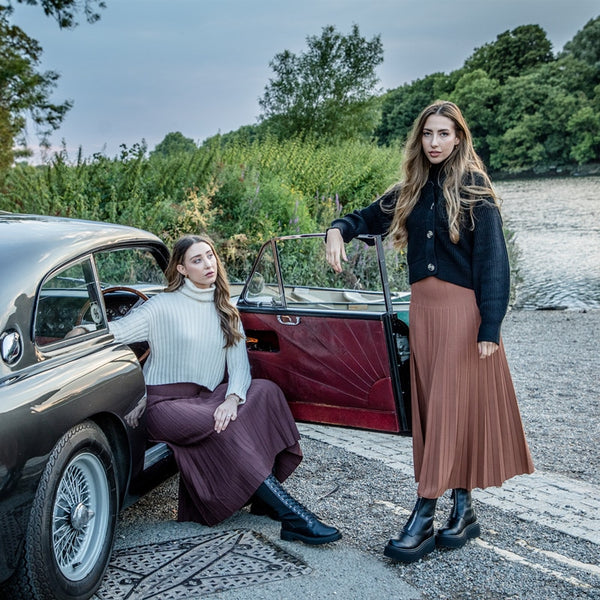2022 Women Maxi Skirts Female Knitted Long Dress Solid Color Knitting The Frum Shopper