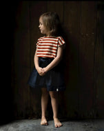 2023 Bonnie Brand New Summer Kids T Shirts for Boys Girls Cute Short Sleeve Stripe Print Tees T Shirts Baby Child Cotton Tops