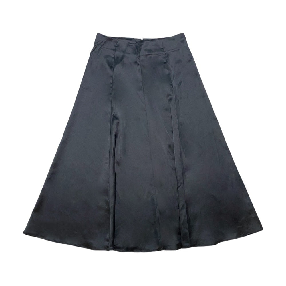 2023 Fall High Quality Customized Women Stain Skirt Black Color 3 Sizes, #1044