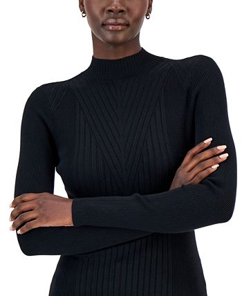 INC International Concepts - Mock Neck Ribbed Sweater