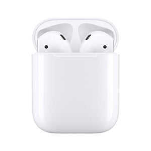 Apple AirPods (2nd Generation) Wireless Ear Buds, Bluetooth Headphones with Lightning Charging Case Included, Over 24 Hours of Battery Life, Effortless Setup for iPhone