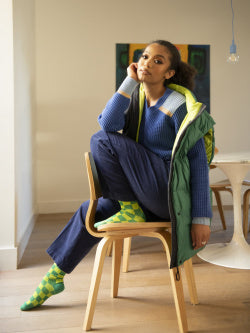 Knitted V-Neck Long-Sleeve Sweater (MARNI)