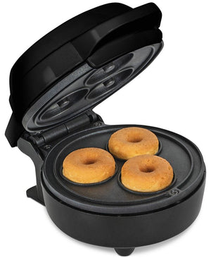 Bella - Nonstick Compact Mini Donut Baker - Black