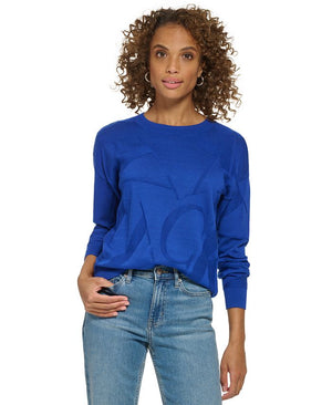 Calvin klein blue 2025 sweater women's