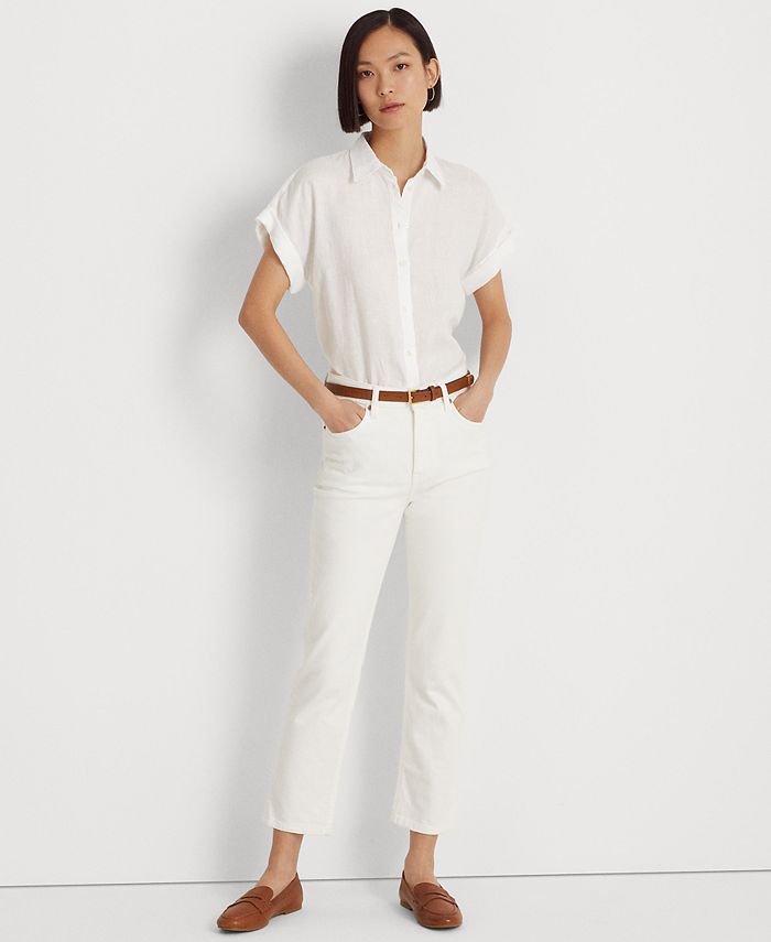 Lauren Ralph Lauren - Dolman-Sleeve Linen Shirt