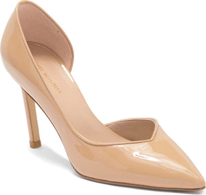 STUART WEITZMAN Avenue d'Orsay Pointed Toe Pump, Main, color, GOLDEN BEIGE