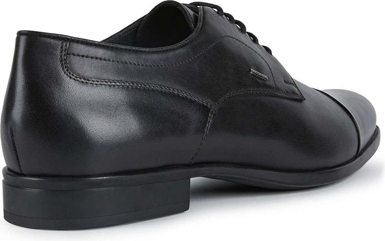 Geox Iacopo Cap Toe Derby, Alternate, color, BLACK