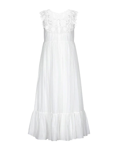 REDValentino Midi dress White 100% Cotton