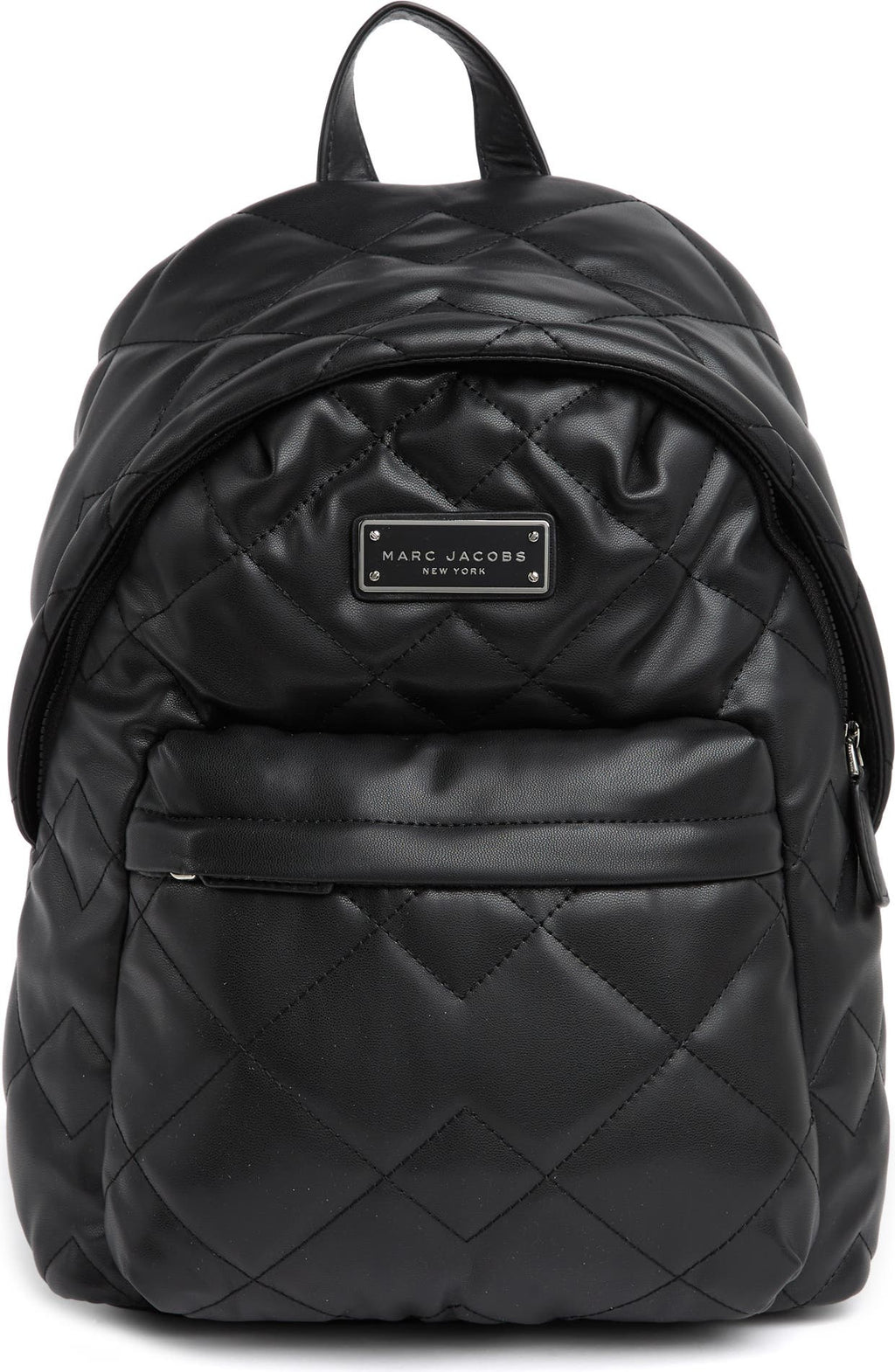MARC JACOBS Quilted Backpack, Main, color, BLACK