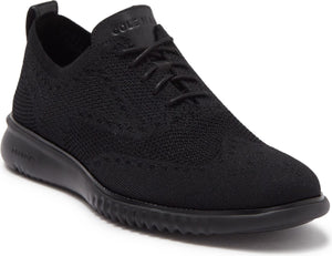 COLE HAAN ZeroGrand StitchLite Oxford Sneaker, Main, color, BLACK/ BLA