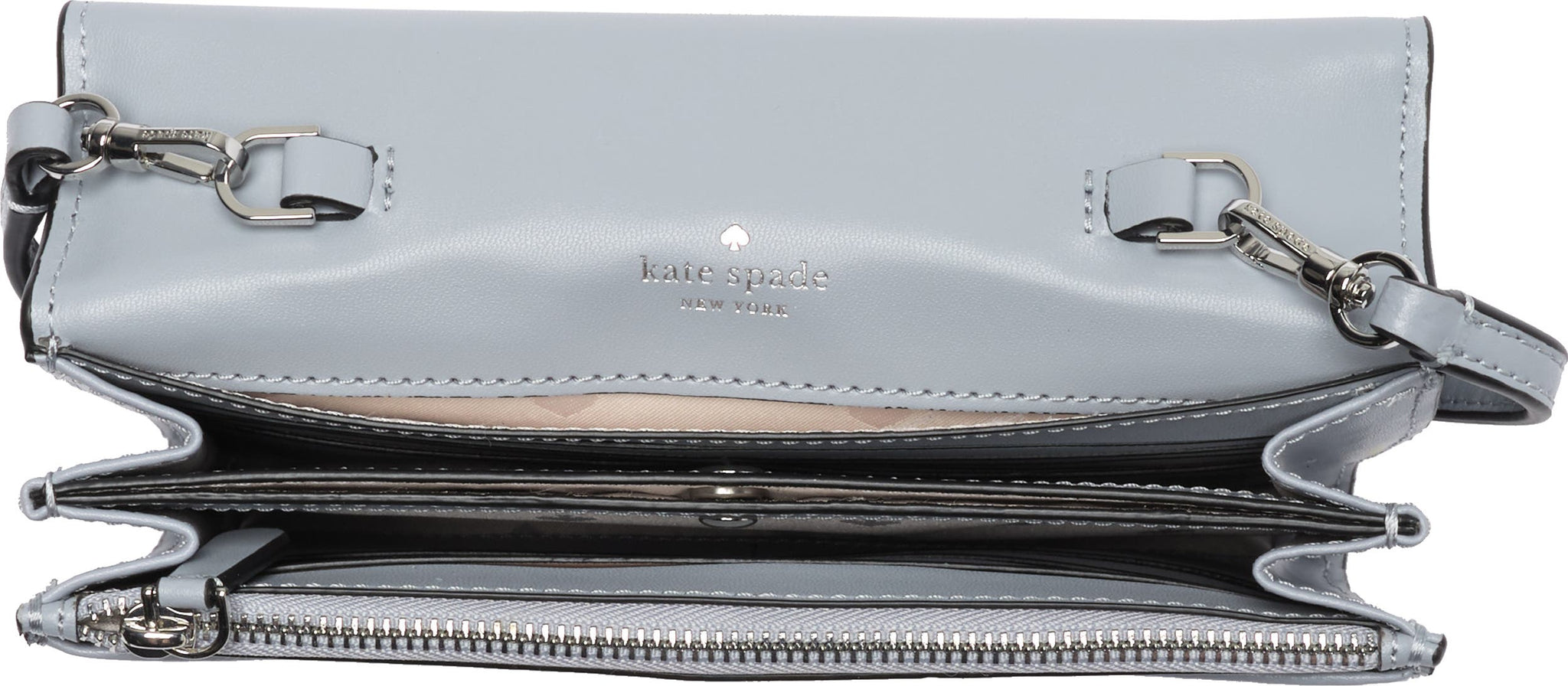 KATE SPADE NEW YORK kerri crossbody bag, Alternate, color, BRUSHED STEEL