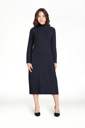 Free Assembly Women’s Turtleneck Sweater Midi Dress with Long Sleeves, Sizes XS-XXXL - image 3 of 10